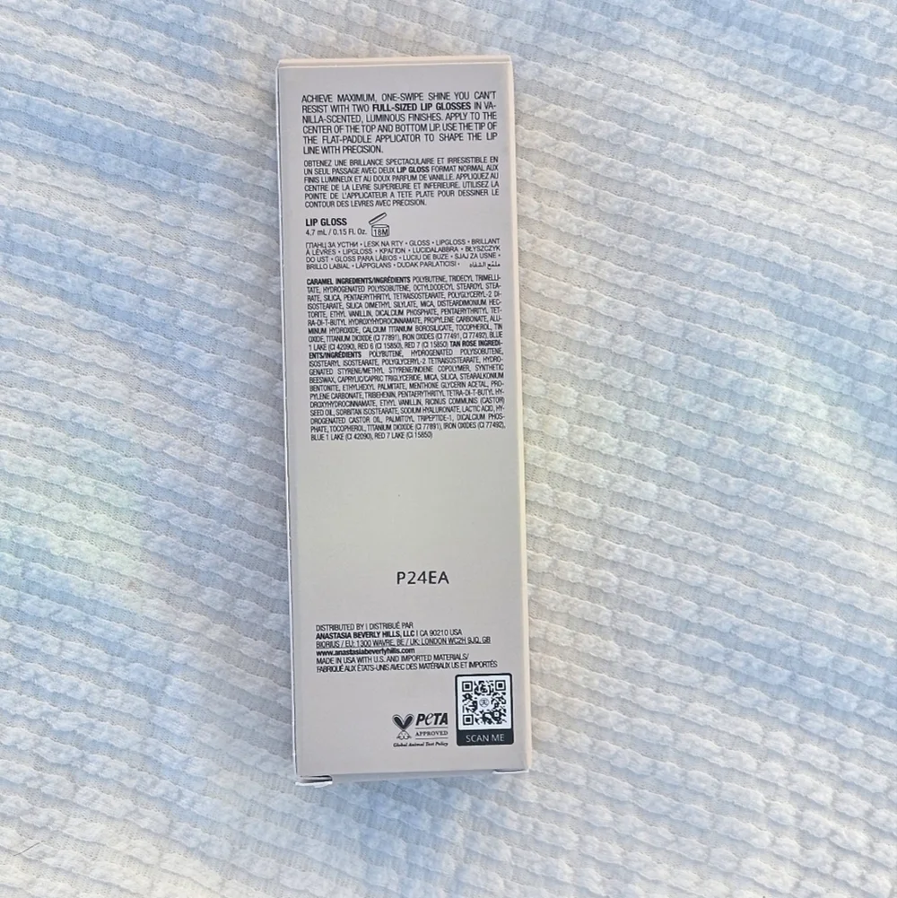Anastasia Beverly Hills Tinted Gloss Duo shades Caramel and Tan Rose